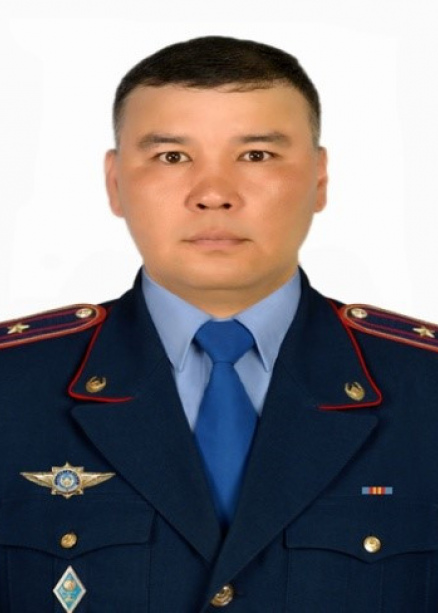 Mutarov Ardak Zholdybayevich, police major of the Central Police Station.   Phone: 87782762240