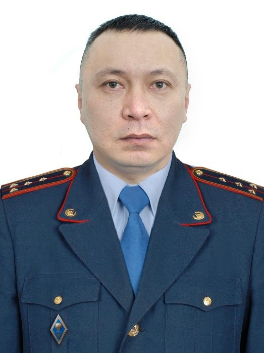 District Police Inspector Police Captain Kamalov Tlekabyl Serikovich Tel. 87765032539