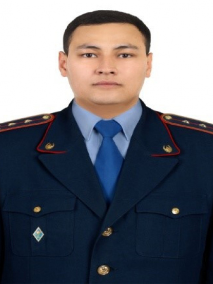 Kashshafidinov Arman Zhanabayuly, Captain police of the Central OP. Tel.: 87021684007