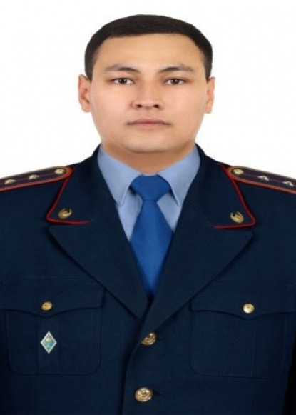 Kashshafidinov Arman Zhanabayuly, Captain police of the Central OP. Tel.: 87021684007