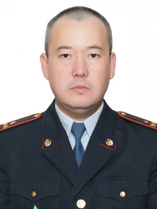 Omar Dulatovich Kalpakov, Senior Police Lieutenant of the Central Police Station. Phone: 87000810012